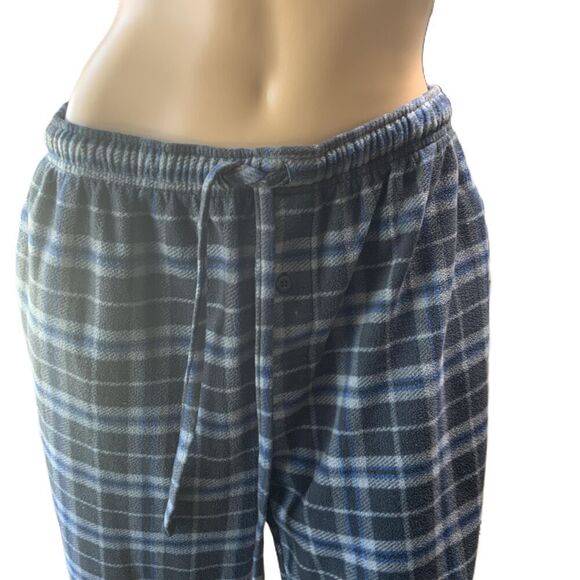 Beverly Hills Polo Club Plaid Drawstring College Loungewear Pajama Pants Large - Picture 2 of 13